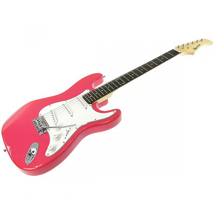 Karrera 39in Electric Guitar  - Pink image 2