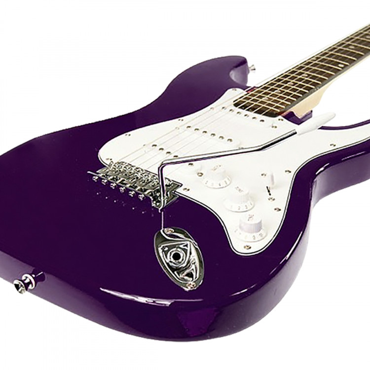 Karrera 39in Electric Guitar - Purple image 3