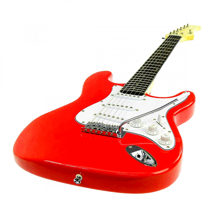 Karrera 39in Electric Guitar - Red image 3