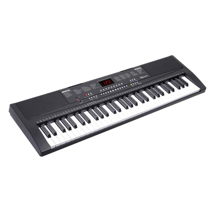 Karrera 61-Key Electronic Piano Keyboard 75cm with Stand - Black image 3