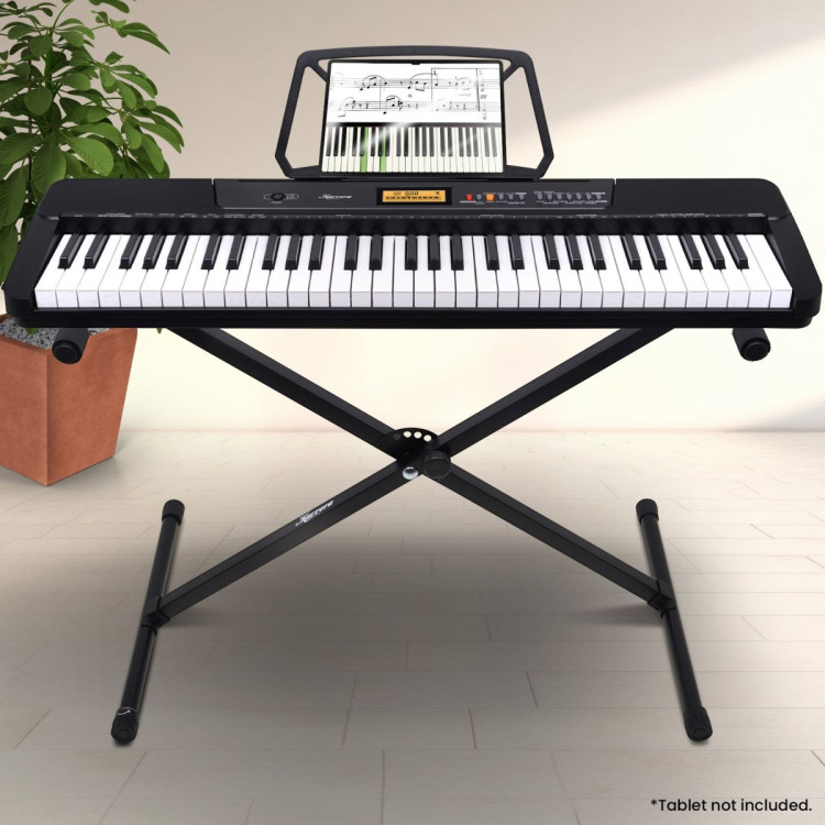Karrera 61-Key Electronic Keyboard with LCD Display and Touch Response in Black CHJ-291 image 11