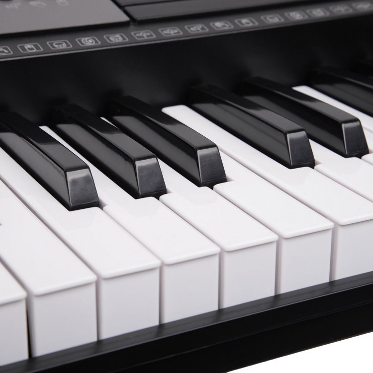 Karrera 61 Keys Electronic LED Keyboard Piano with Stand - Black image 9