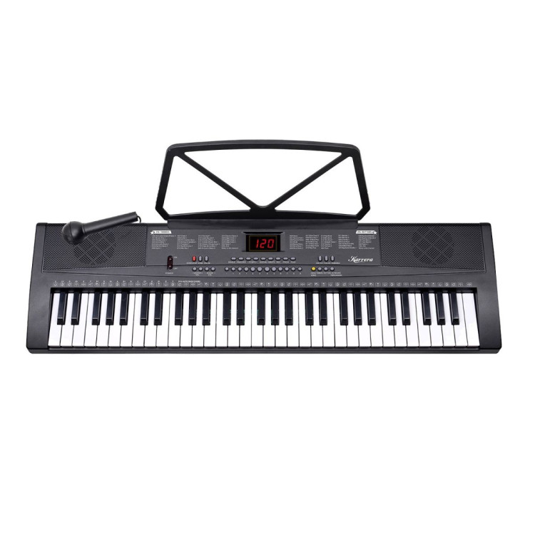 Karrera 61-Key Electronic Piano Keyboard 75cm - Black image 2