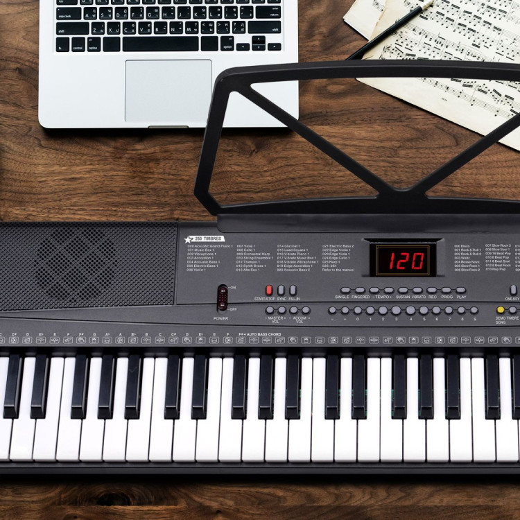 Karrera 61-Key Electronic Piano Keyboard 75cm - Black image 11