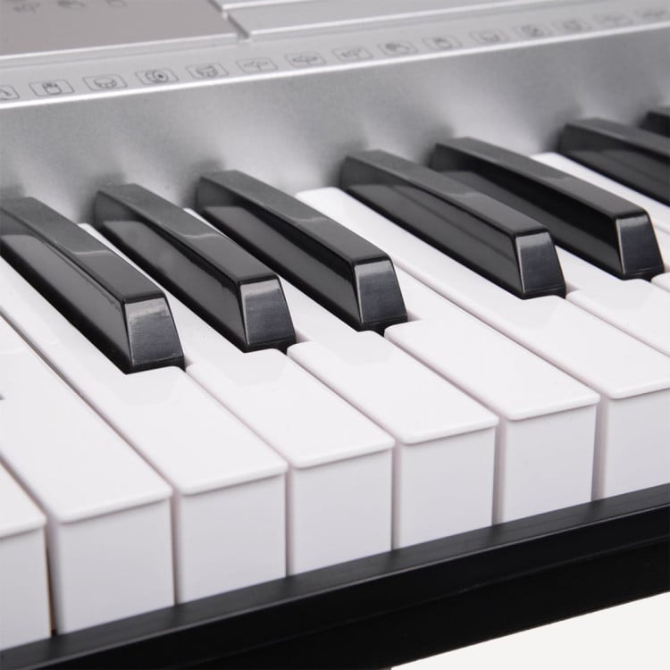 Karrera 61 Keys Electronic Keyboard Piano with Stand - Silver image 9