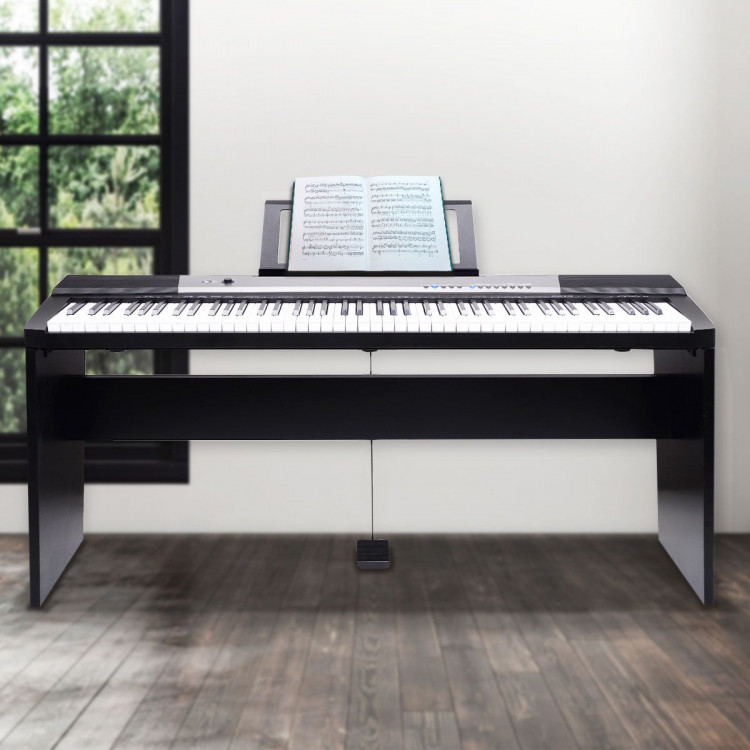 Karrera 88 Keys Electronic Keyboard Piano with Stand Black image 12