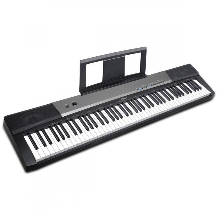 Karrera 88 Keys Electronic Keyboard Piano with Stand Black image 4