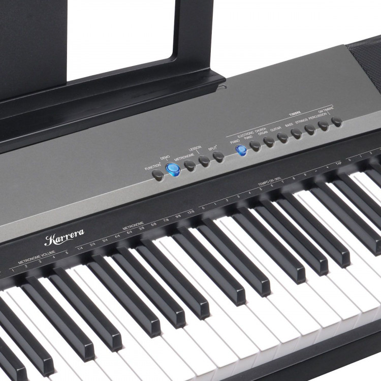 Karrera 88 Keys Electronic Keyboard Piano with Stand Black image 11