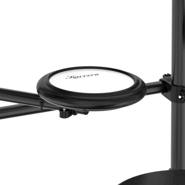 Karrera 18S Electronic Drum Kit Quiet Mesh Pads 8 Dual-Trigger Snare Bluetooth 300+ Sounds image 13