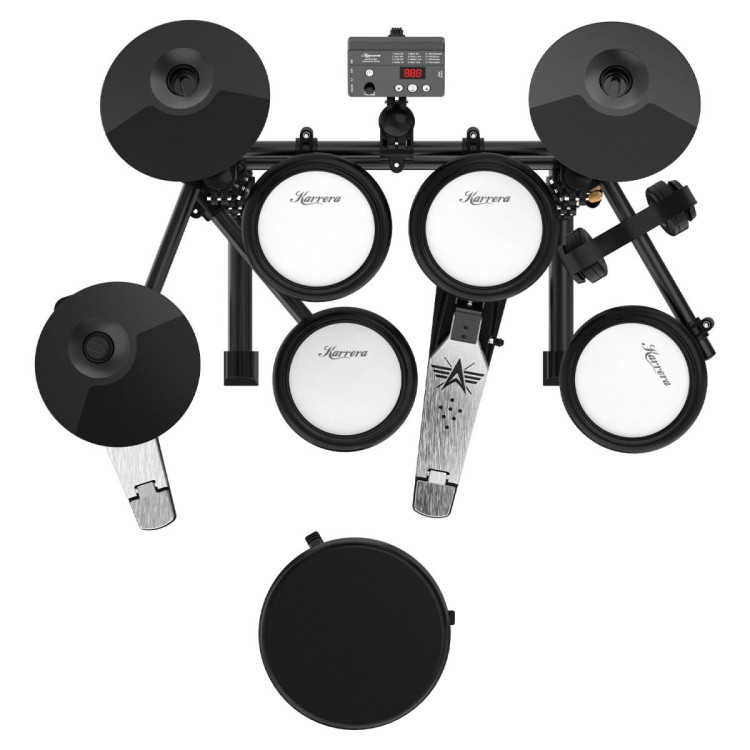 Karrera TDX-16 Electronic Drum Kit with Pedals image 6