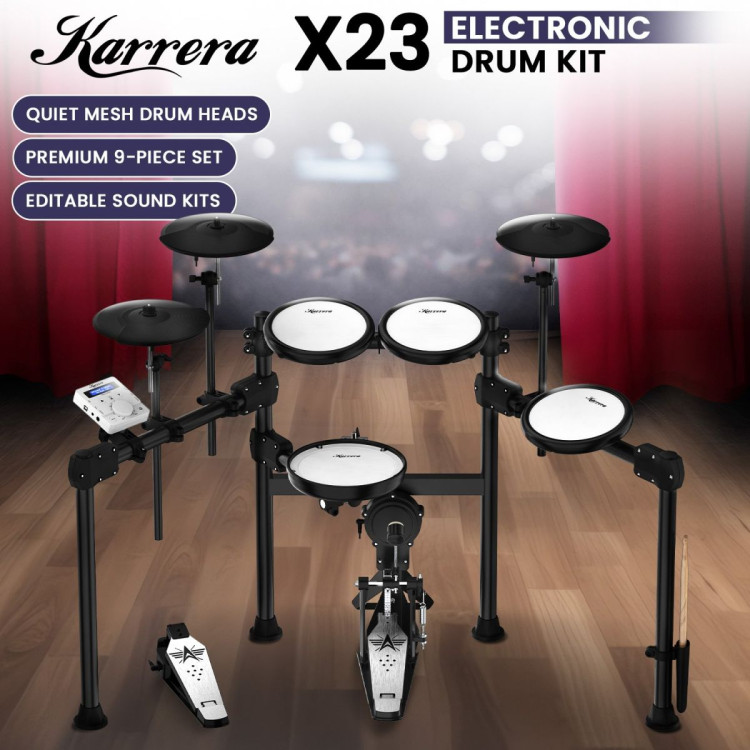 Karrera X23 9-Piece Electronic Drum Kit image 11