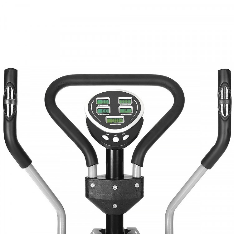 Elliptical cross trainer and exercise bike with weights and resistance bands image 3