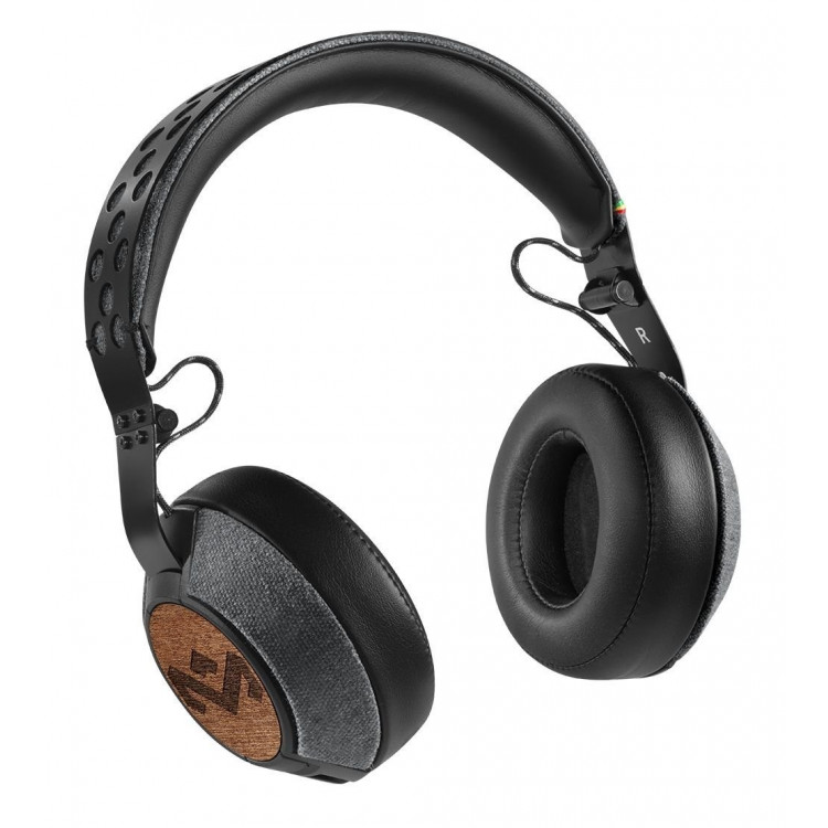 House of Marley Liberate XL On Ear Headphones- Midnight image 3