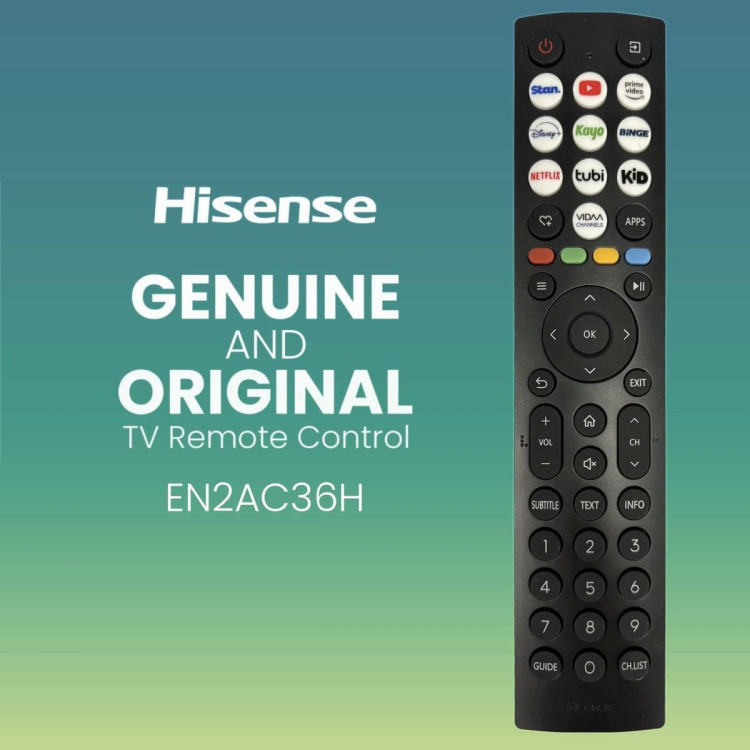 Hisense EN2AC36H Genuine Original TV Remote Control T402121 Replacement Remote for S7NAU, Q7NAU, U7NAU, U8NAU and UXAU image 3