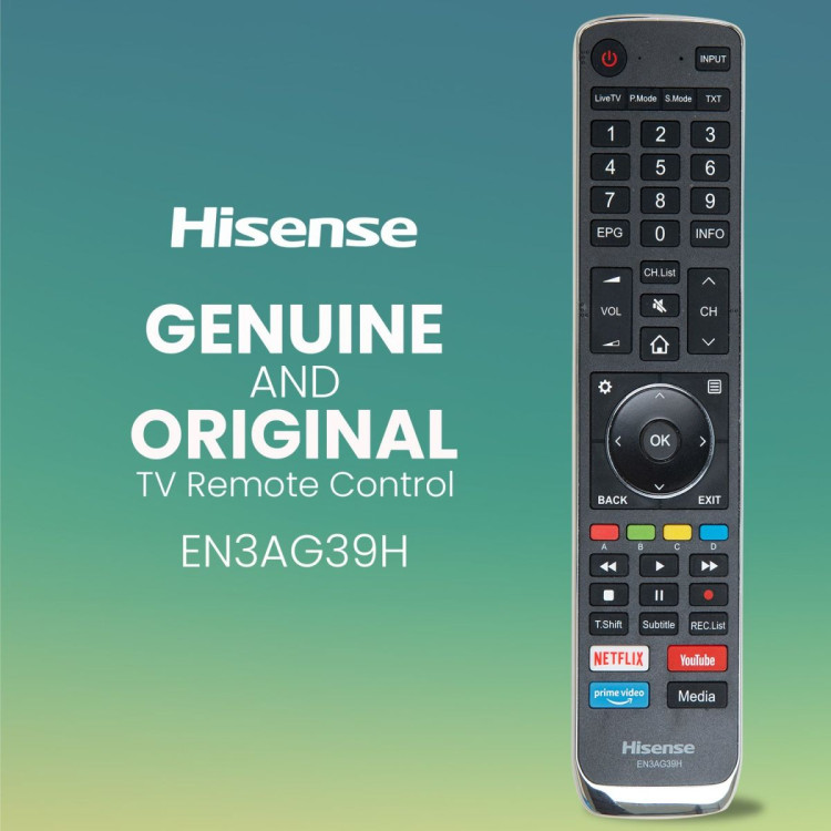 Genuine Hisense EN3AG39H TV Remote Control Original EN-3AG39H image 5