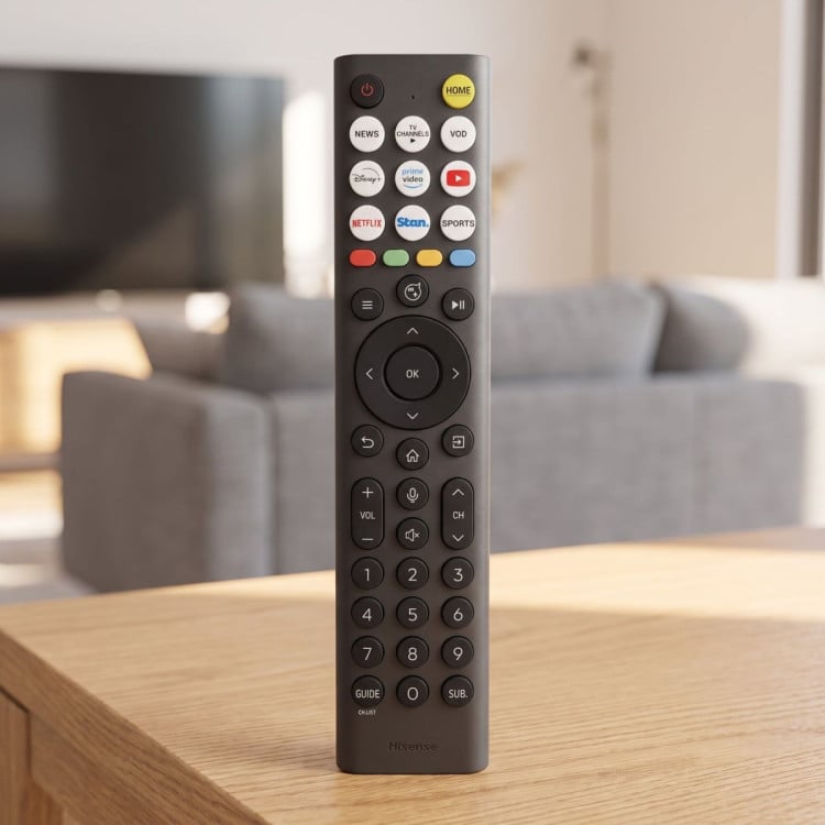 Hisense ERF2AA38H Genuine Original TV Remote Control 20141097 Replacement Remote for Q6SAU and U6SAU Hisense TV Black image 7