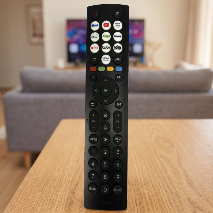 Hisense ERF2AK36H Genuine Original TV Remote Control T402844 Replacement Remote for Q6NAU and U6NAU Hisense TV Black image 7