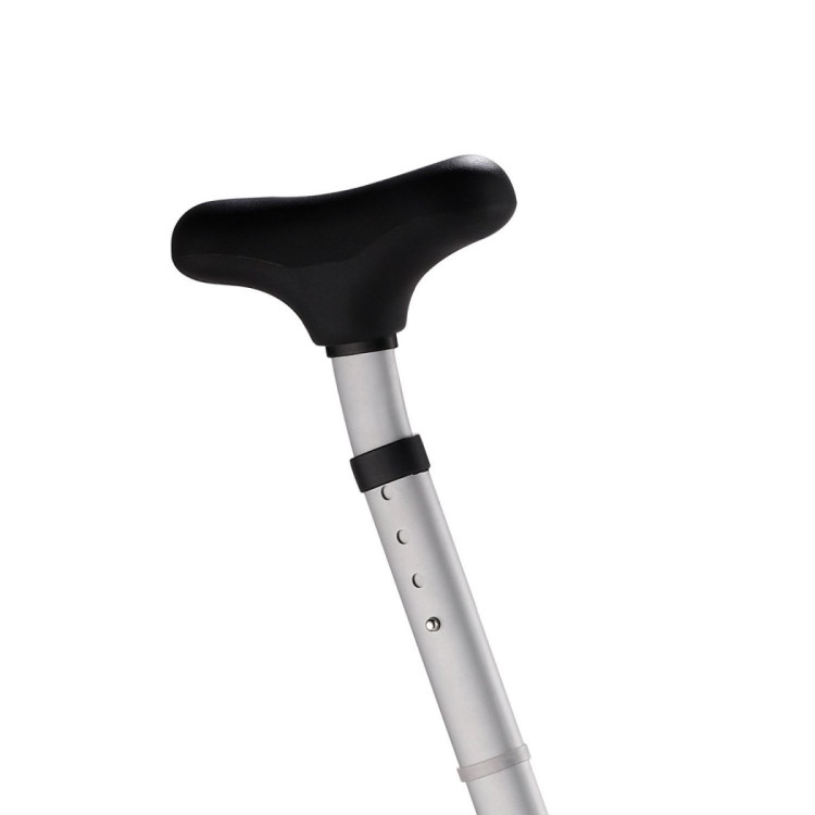Evekare Heavy Duty Under Arm Walking Crutch - Silver image 3