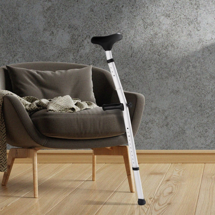 Evekare Heavy Duty Under Arm Walking Crutch - Silver image 10