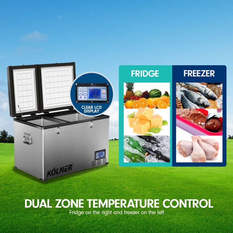Kolner 125L Portable Fridge Cooler Freezer Camping image 4