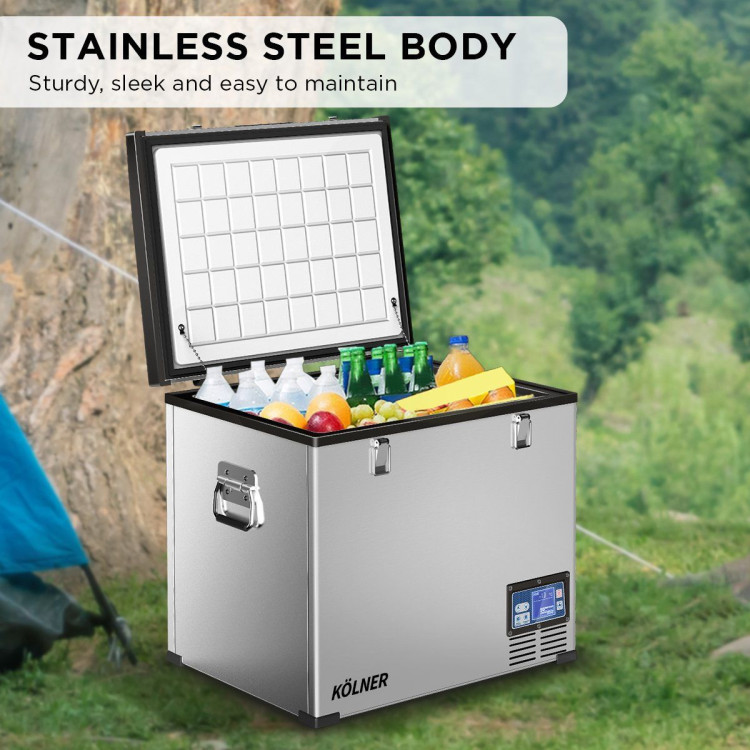 Kolner 95L Stainless Steel Portable Fridge Chest Freezer image 9