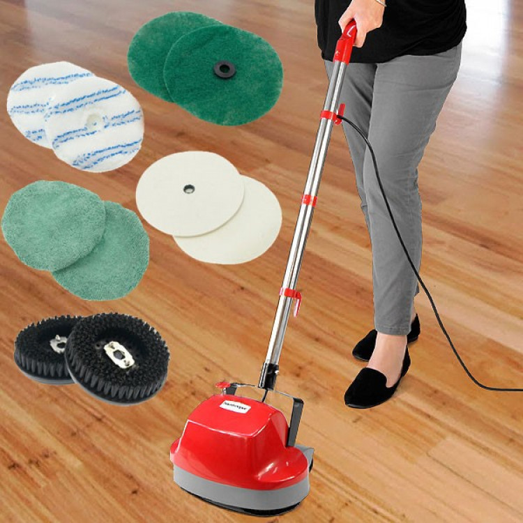 Hauskeeper Electric Floor Polisher Timber Carpet Waxer Buffer Cleaner image 3