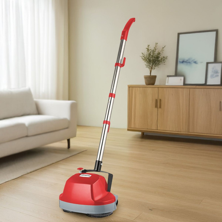 Hauskeeper 5 in 1 Electric 240V Floor Polisher w/ 6M Power Cable Timber Hard Waxer Buffer Cleaner Red image 15