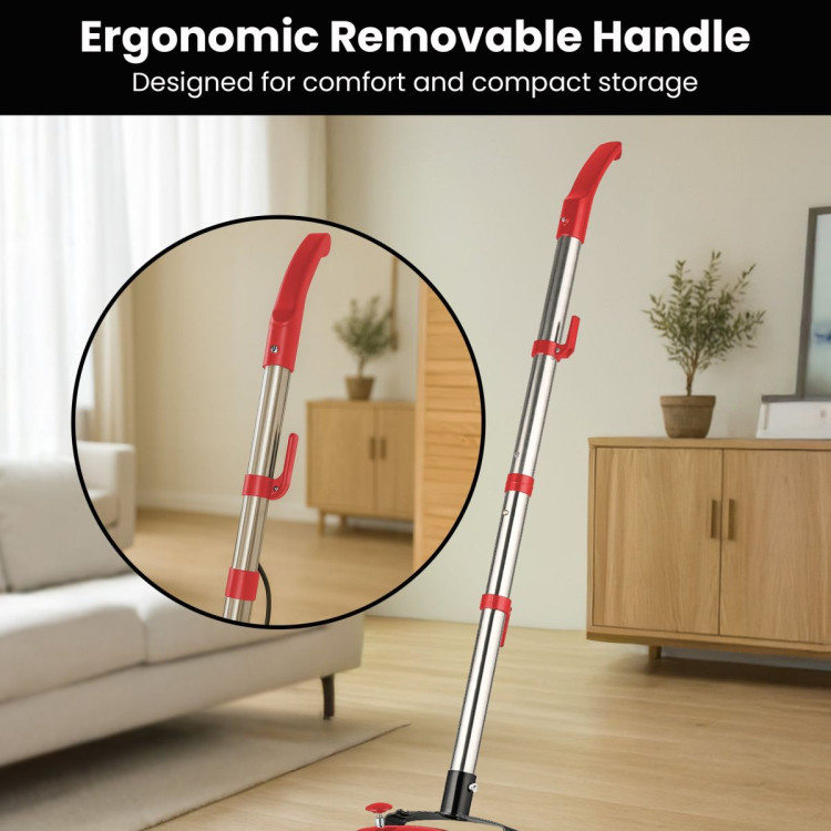 Hauskeeper 5 in 1 Electric 240V Floor Polisher w/ 6M Power Cable Timber Hard Waxer Buffer Cleaner Red image 8