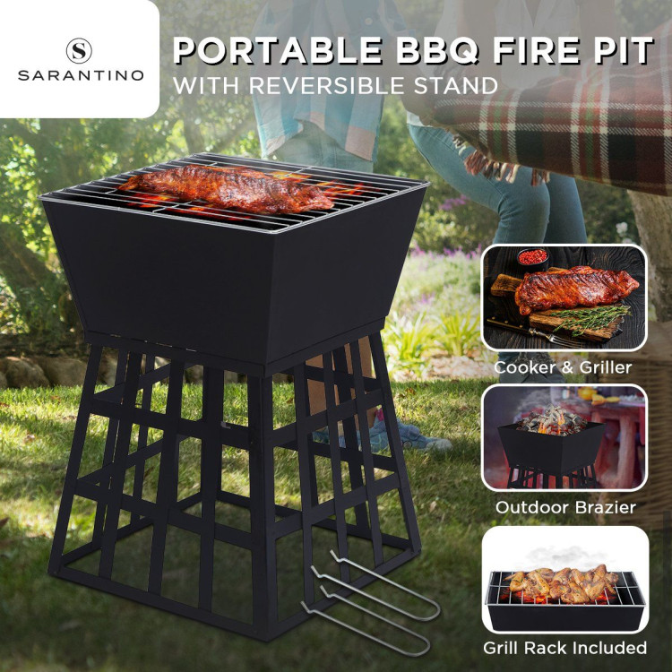 Wallaroo Outdoor Fire Pit with Stand image 3