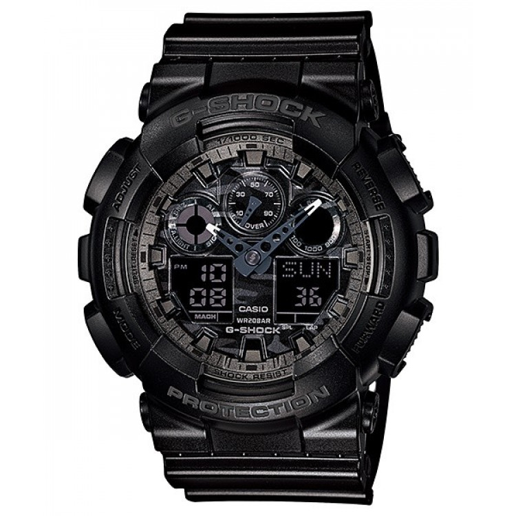 Casio G-Shock Analogue/Digital Mens Camouflage Black Watch... image 2