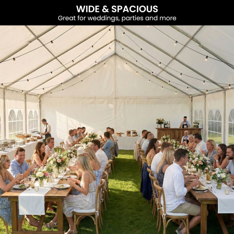 12m x 6m outdoor event marquee carport tent image 6
