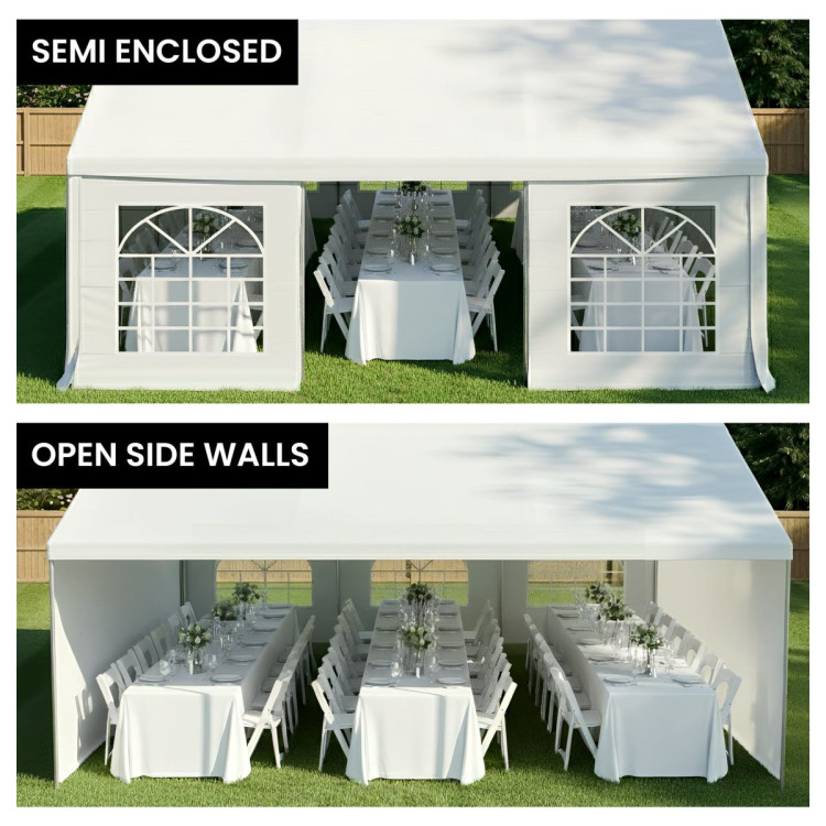 Wallaroo 6x6m Outdoor Event Marquee Gazebo Party Wedding Tent - White image 5