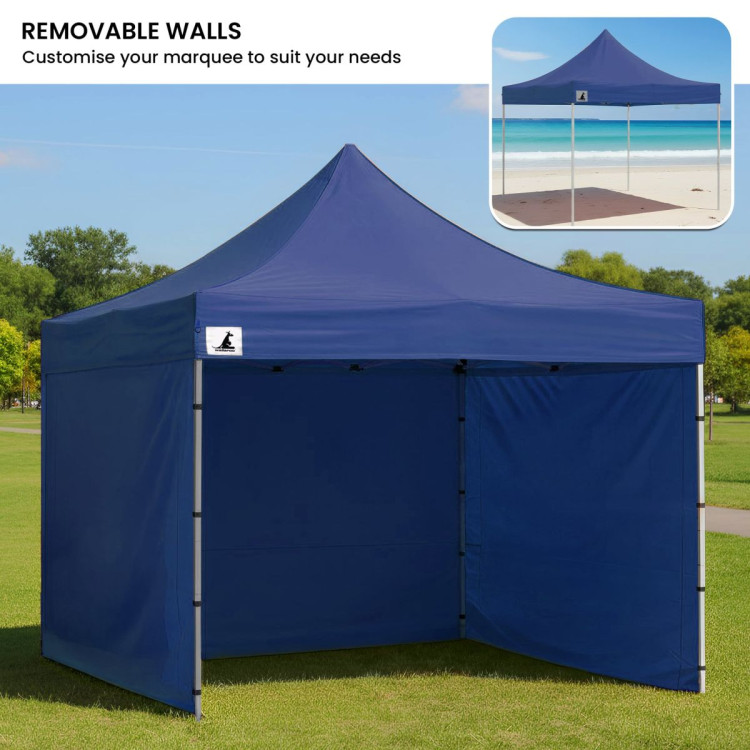 Wallaroo 3x3 PopUp Blue Gazebo Marquee Outdoor Tent image 7