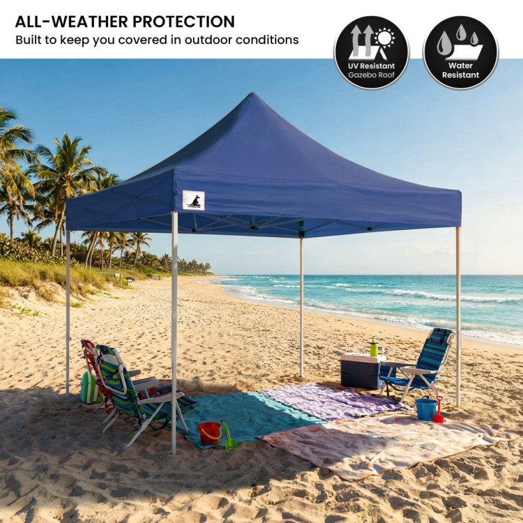 Wallaroo 3x3 PopUp Blue Gazebo Marquee Outdoor Tent image 9