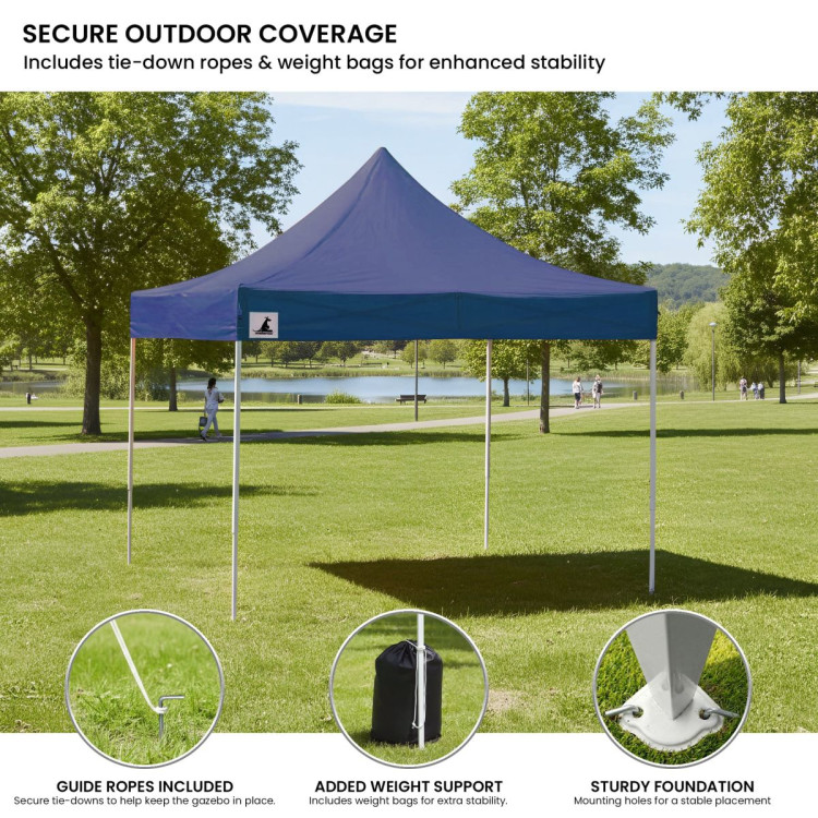 Wallaroo 3x3 PopUp Blue Gazebo Marquee Outdoor Tent image 10