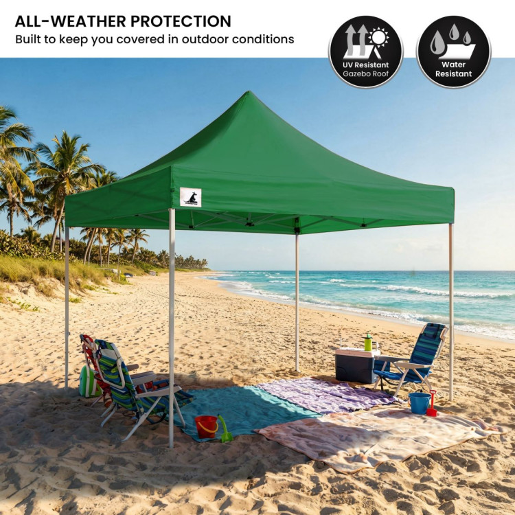 Wallaroo 3x3 PopUp Green Gazebo Marquee Outdoor Tent image 9