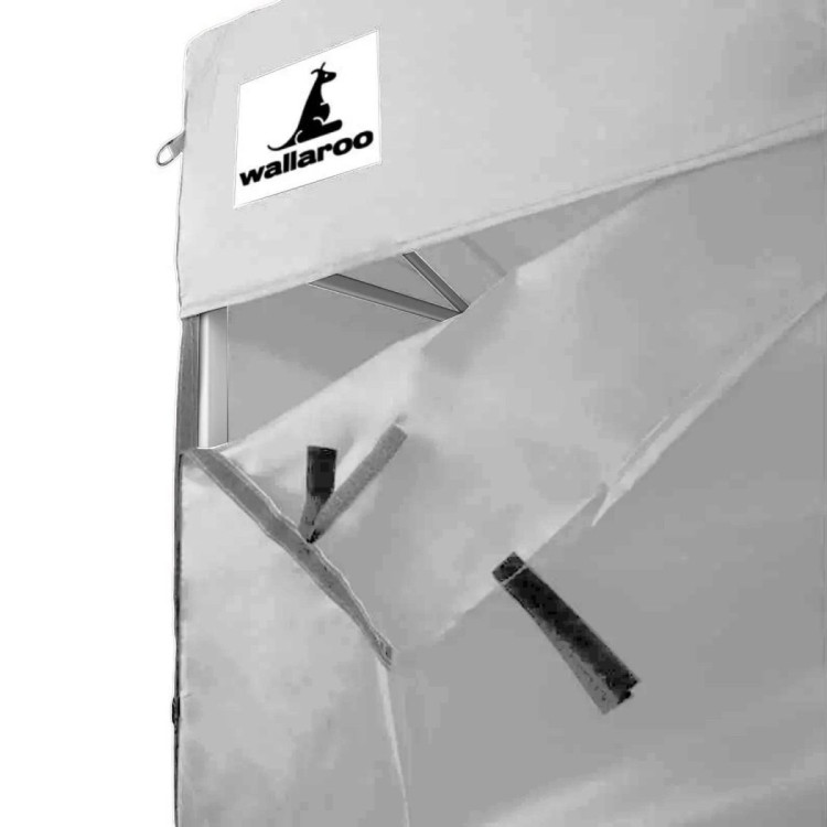 Gazebo Tent Marquee 3x4.5m PopUp Outdoor Wallaroo White image 15