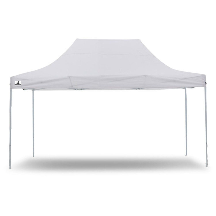 Gazebo Tent Marquee 3x4.5m PopUp Outdoor Wallaroo White image 4