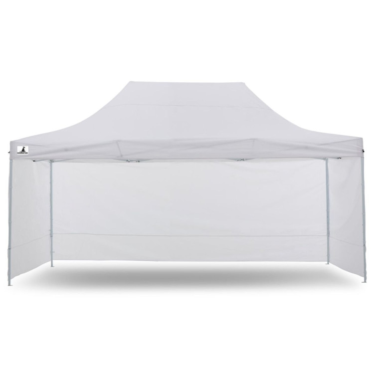 Gazebo Tent Marquee 3x4.5m PopUp Outdoor Wallaroo White image 6