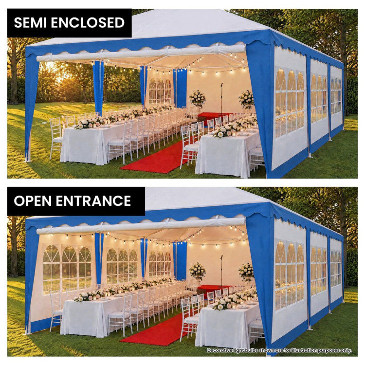 4x8 Outdoor Event Wedding Marquee Tent Blue image 8