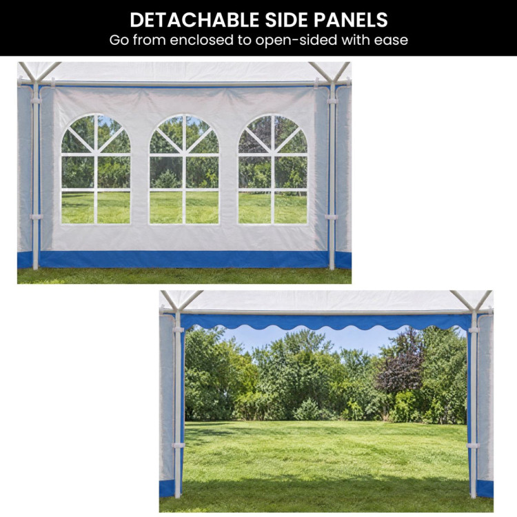 4x8 Outdoor Event Wedding Marquee Tent Blue image 9