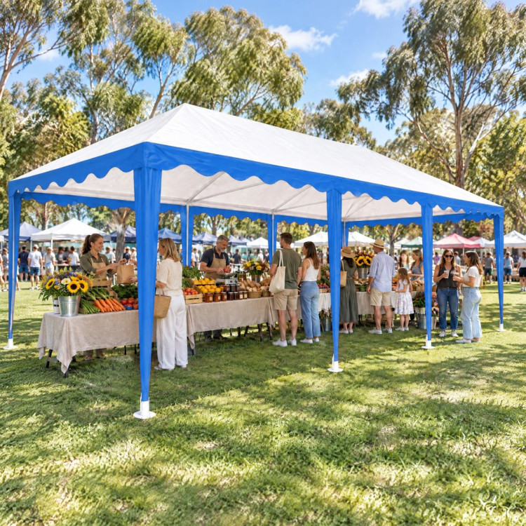 4x8 Outdoor Event Wedding Marquee Tent Blue image 10
