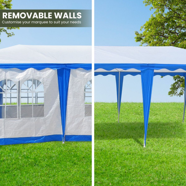 4x8 Outdoor Event Wedding Marquee Tent Blue image 8