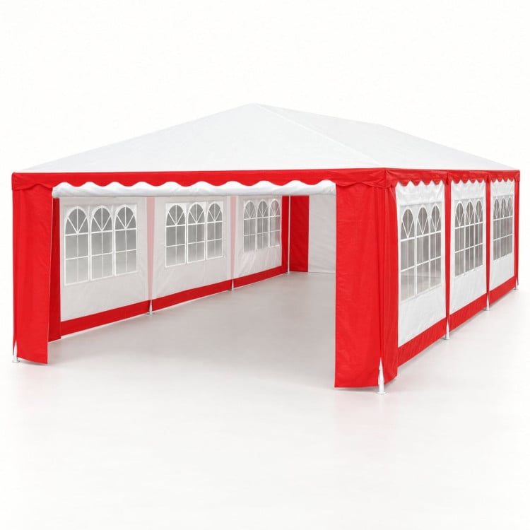Wallaroo 4x8m Outdoor Event Wedding Marquee Tent Gazebo Canopy Red