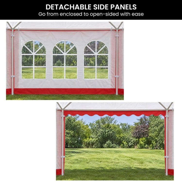 Wallaroo 4x8m Outdoor Event Wedding Marquee Tent Gazebo Canopy Red image 9