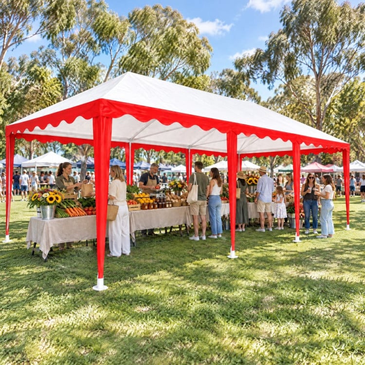 Wallaroo 4x8m Outdoor Event Wedding Marquee Tent Gazebo Canopy Red image 10