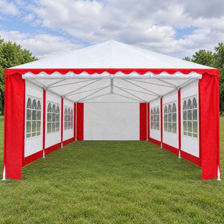 Wallaroo 4x8m Outdoor Event Wedding Marquee Tent Gazebo Canopy Red image 11