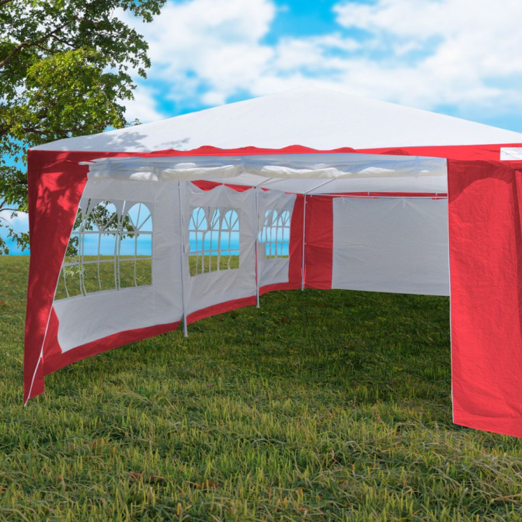 4x8 Outdoor Event Wedding Marquee Tent Red image 9