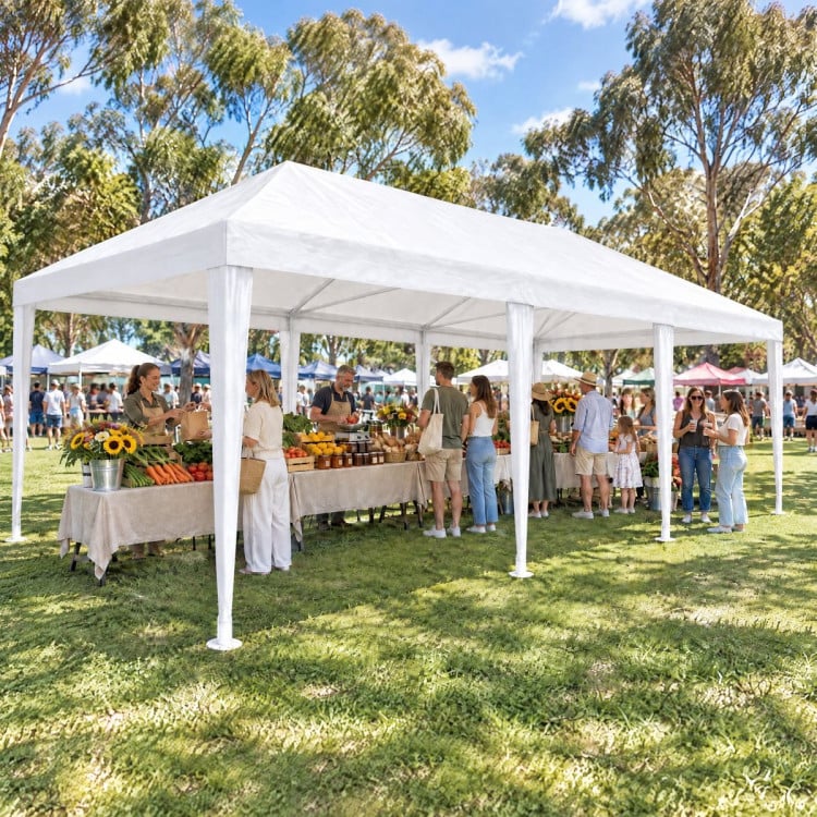 Wallaroo 4x8m Outdoor Event Marquee Gazebo Party Wedding Tent Canopy with Removable Window & Door Walls - White image 10