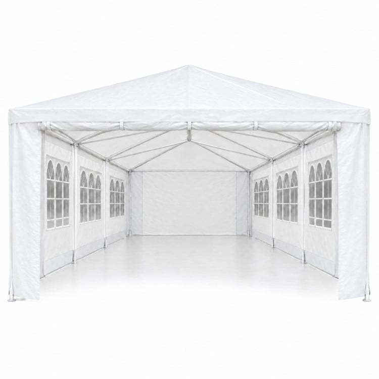 Wallaroo 4x8m Outdoor Event Marquee Gazebo Party Wedding Tent Canopy with Removable Window & Door Walls - White image 12